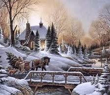 Схема вышивки «winter»