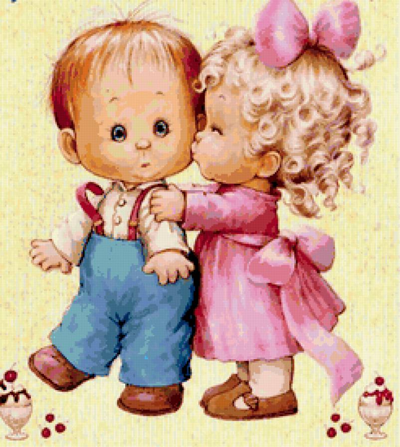 первый поцелуй - дети - предпросмотр