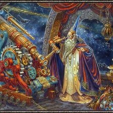 Схема вышивки «Астроном»