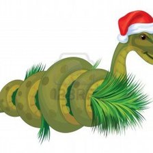 Схема вышивки «Змея»