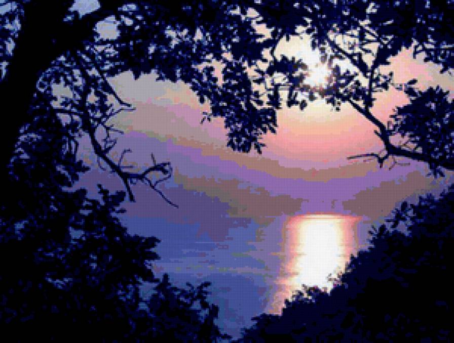 вечер - море, природа, небо, закат, вечер - предпросмотр