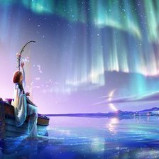 Схема вышивки «Северное сияние»