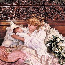 Схема вышивки «Радость матери»