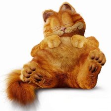 Схема вышивки «гарфилд»