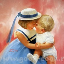 Схема вышивки «дети»