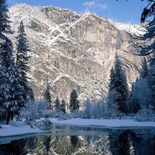 Схема вышивки «горы»