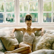 Схема вышивки «женщина»