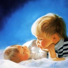 Схема вышивки «дети»