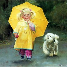 Схема вышивки «девочка»