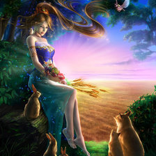 Схема вышивки «девушка»