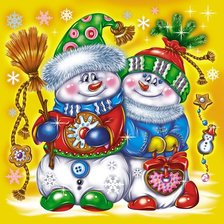 Схема вышивки «Новогоднее»