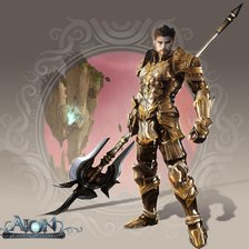 Схема вышивки «воин»