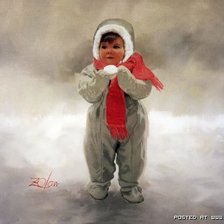 Схема вышивки «малыш»