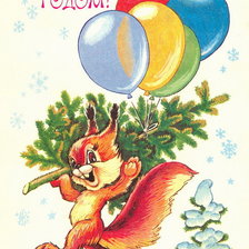 Схема вышивки «Открытка»