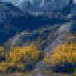 Предпросмотр схемы вышивки «осень в горах» (№161227)
