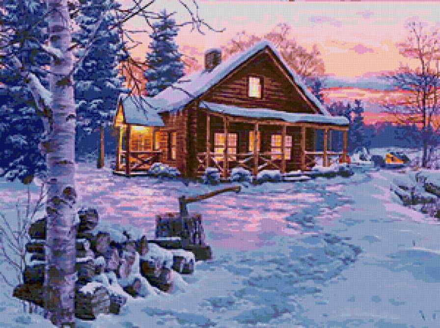 Розовый рассвет - предпросмотр