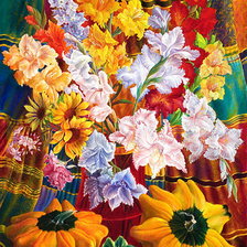 Схема вышивки «праздник осени»