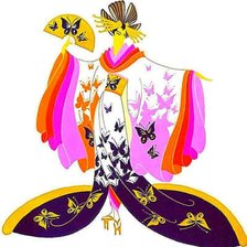 Схема вышивки «Гейша»