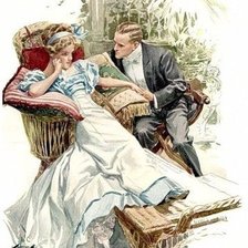 Схема вышивки «Серия "Портрет"»