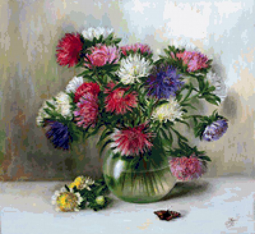 Астры - предпросмотр