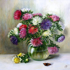 Схема вышивки «Астры»