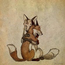 Схема вышивки «Лисички_»