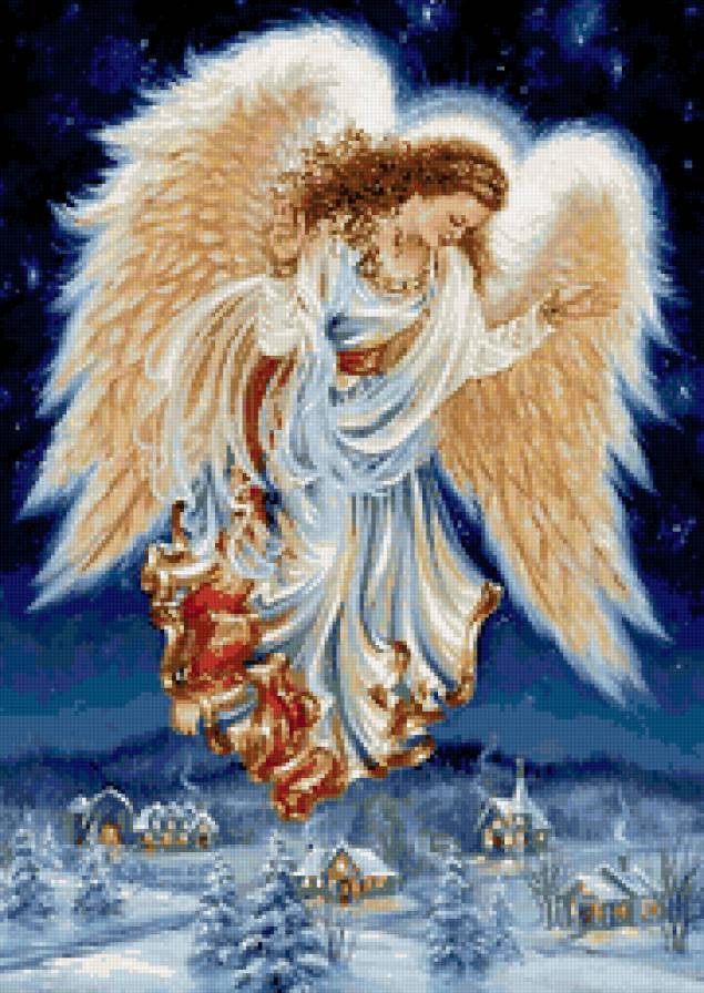 Рождественский ангел - ангел, рождество - предпросмотр
