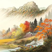 Схема вышивки «Серия "Пейзажи"»