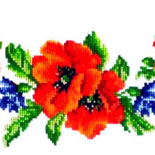 Схема вышивки «Маки для вышиванки»