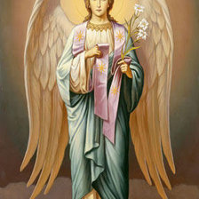 Схема вышивки «Архангел Гавриил»