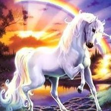 Схема вышивки «единорог»