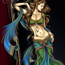 Схема вышивки «Индийские мотивы»