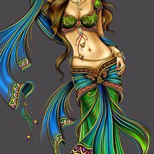 Схема вышивки «Индийские мотивы»