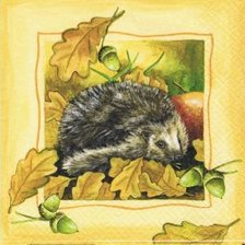 Схема вышивки «Подушка "Ёжик"»