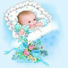 Схема вышивки «малыш»