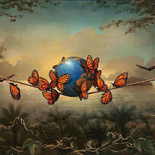 Схема вышивки «бабочки»