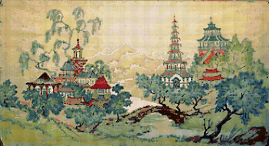 Китай - китай, пейзаж - предпросмотр