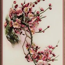 Схема вышивки «Цветущий гранат»