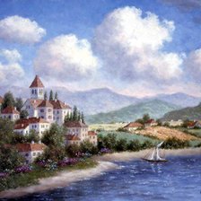 Схема вышивки «Серия "Пейзажи"»