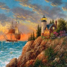 Схема вышивки «Серия "Пейзажи"»