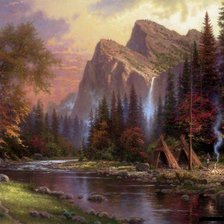 Схема вышивки «Серия "Пейзажи"»