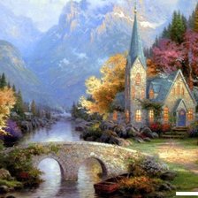 Схема вышивки «Серия "Пейзажи"»