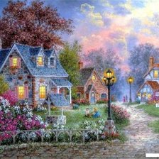 Схема вышивки «Серия "Пейзажи"»