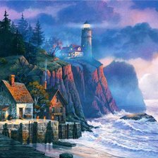 Схема вышивки «Серия "Пейзажи"»