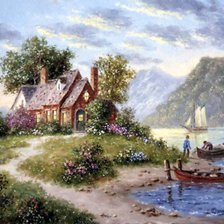 Схема вышивки «Серия "Пейзажи"»