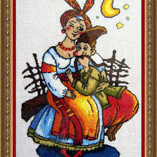 Схема вышивки «обнимашки»