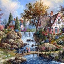 Схема вышивки «Серия "Пейзажи"»