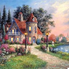 Схема вышивки «Серия "Пейзажи"»