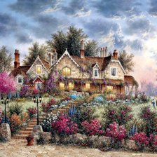 Схема вышивки «Серия "Пейзажи"»