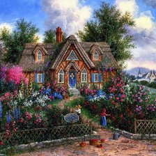 Схема вышивки «Серия "Пейзажи"»